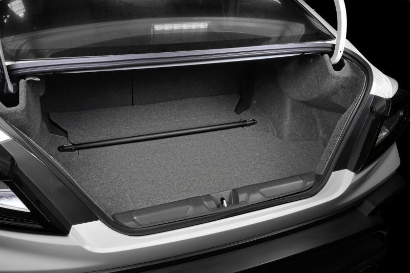 Subaru WRX Strut Brace - Rear - Perrin Performance - Shock Tower - Black - `22-`25